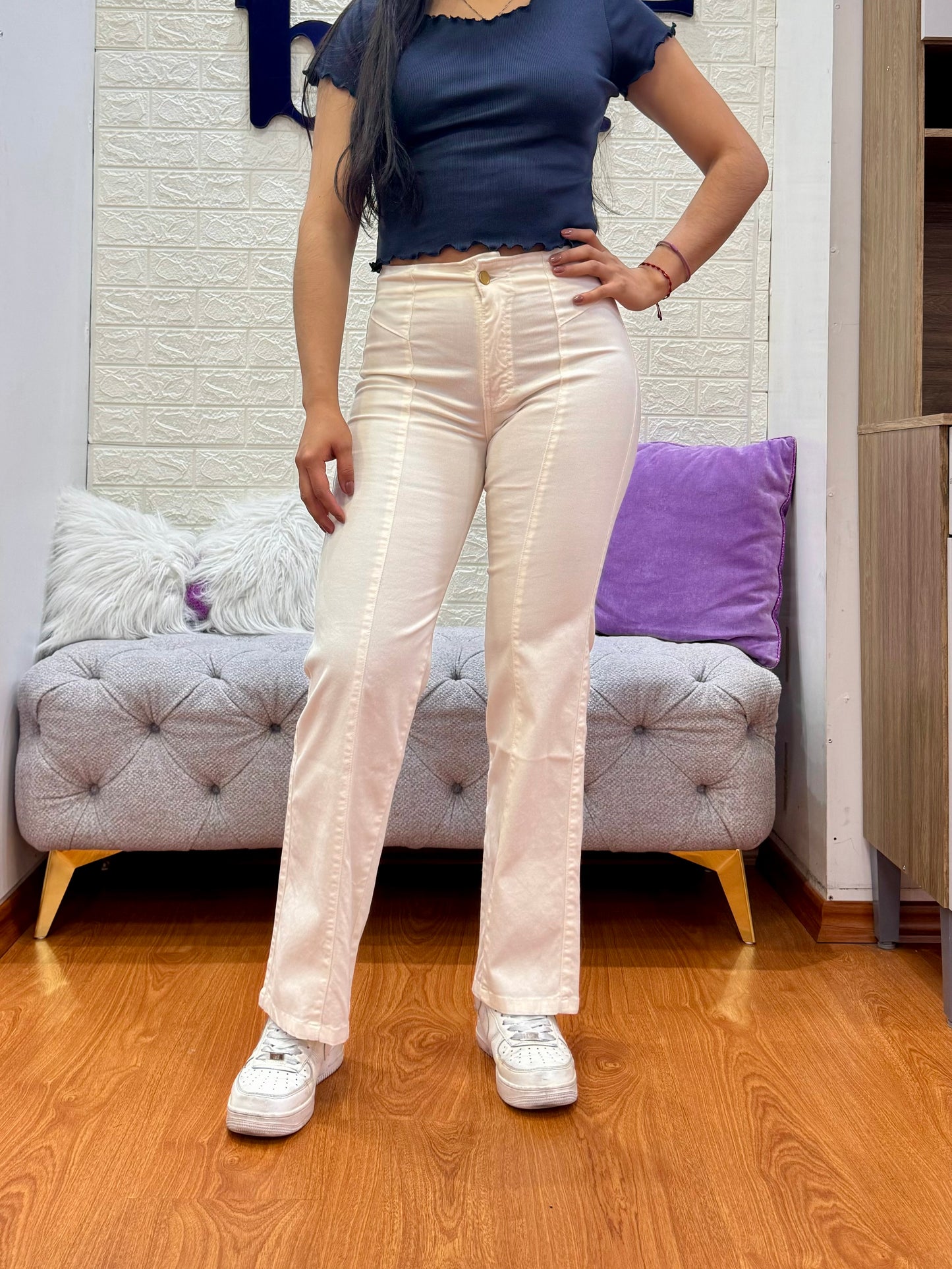 Pantalón Tipo Pana con Vena